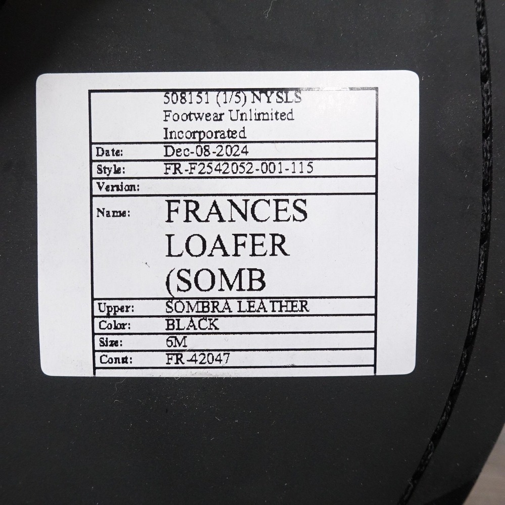 New! Frye Shoes‎ Womens Size 6 Black Frances Loafer Leopard Haircalf Flats - Picture 9 of 9